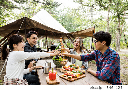 アウトドア　BBQ 34641254