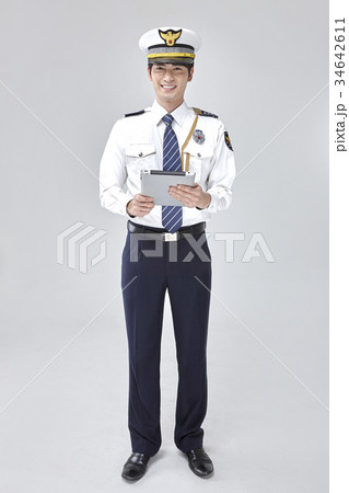 警察 ユニフォーム タブレットピーシー 34642611