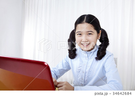 二つ結び ツインテール 教育 34642684