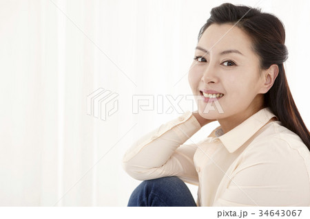 笑顔 微笑 微笑み 34643067