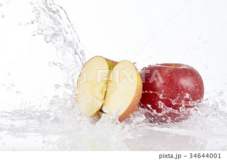 断面 水揚げ 水がはじける 34644001