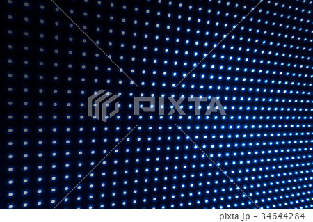 Digital LED blue light dots abstract blur Digital LED blue light dots abstract blur 34644284