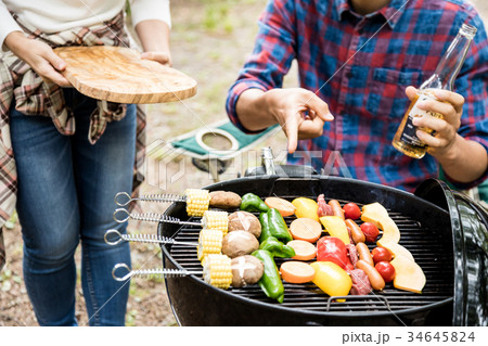 アウトドア　BBQ 34645824