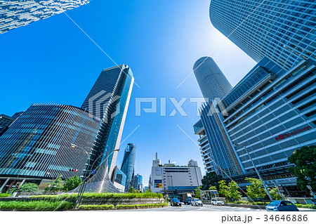 《愛知県》名古屋駅前・都市風景 34646886