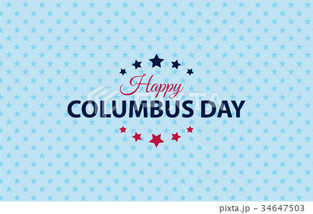 Columbus Day Background. Vector Illustration 34647503