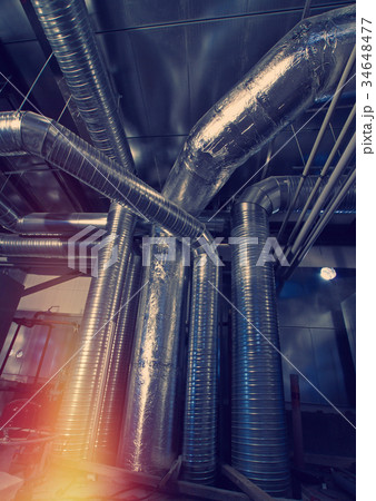 Ventilation ducts of industrial air condition Ventilation ducts of industrial air condition 34648477