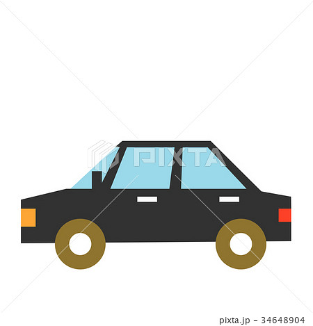 黒い車のイラスト素材
