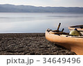 湖 砂浜 ビーチ 34649496