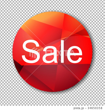 Red Sale Label 34650358