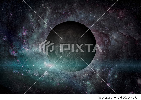 Planet Mercury. Outer space background. Planet Mercury. Outer space background. 34650756