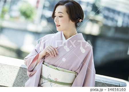 着物の女性 34656160
