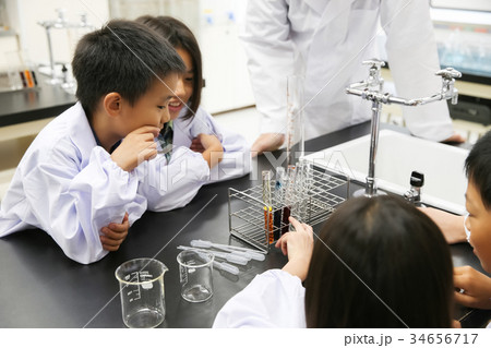 化学教室 実験 化学教室 実験 34656717