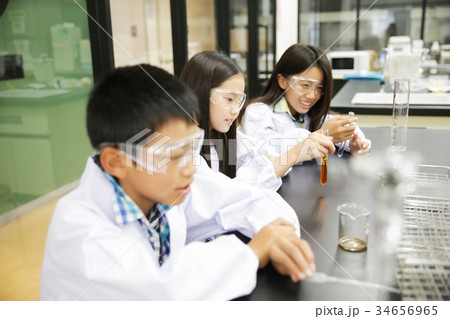 化学教室 小学生 化学教室 小学生 34656965
