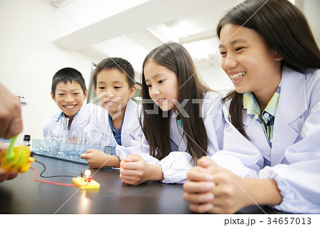化学教室 小学生 化学教室 小学生 34657013