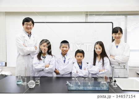 化学教室 小学生 化学教室 小学生 34657154