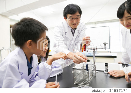 化学教室　実験 34657174