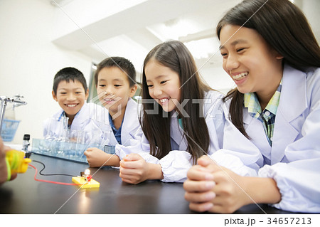 化学教室 小学生 化学教室 小学生 34657213