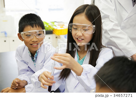 化学教室 小学生 化学教室 小学生 34657271