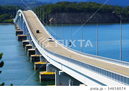 【石川県・能登半島観光名所】能登島大橋 34658074
