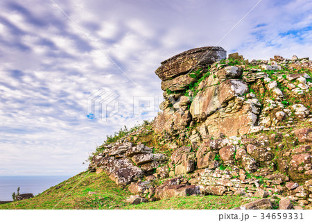 Kumejima, Japan Castle Ruins 34659331