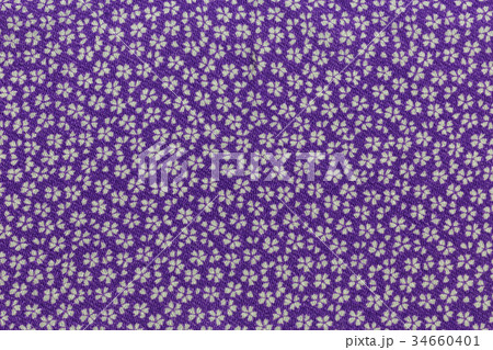 さくらの花びら　紫色のちりめん 34660401