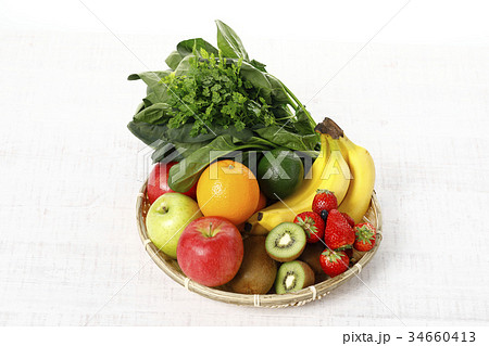 野菜、果物まるごと 34660413