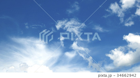 Blue sky white clouds Blue sky white clouds 34662942