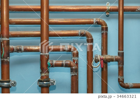 Many Heating Pipes Many Heating Pipes 34663321