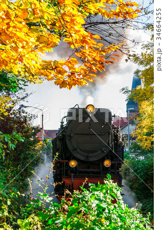 Narrow gauge steam train in WernigerodeGermany 34664255