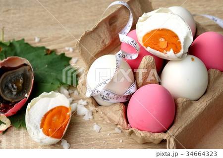 Salted egg and preserved egg 34664323