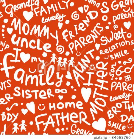 Family. seamless pattern for your design Family. seamless pattern for your design 34665760