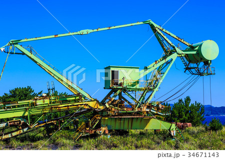 ジブローダー 池島炭鉱跡 長崎 ジブローダー 池島炭鉱跡 長崎 34671143