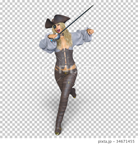 Female pirates - Stock Illustration [34671455] - PIXTA