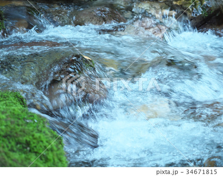渓流 円原川(岐阜県) 渓流 円原川(岐阜県) 34671815