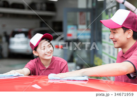 ガソリンスタンド 洗車 拭き取り ガソリンスタンド 洗車 拭き取り 34671959
