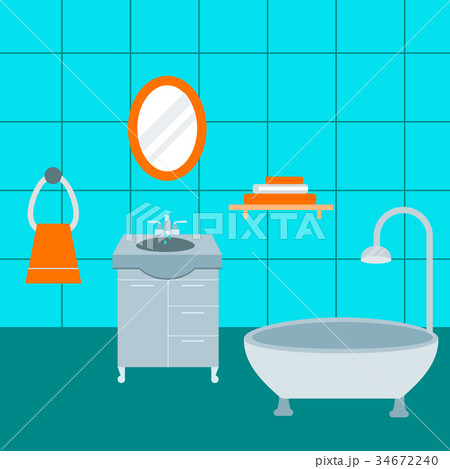 Bathroom icons process water savings symbols Bathroom icons process water savings symbols 34672240