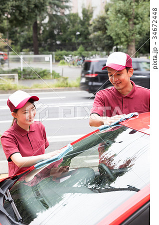 ガソリンスタンド 洗車 拭き取り ガソリンスタンド 洗車 拭き取り 34672448