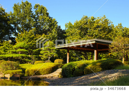 公園のあずまや 公園のあずまや 34673668