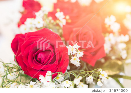Close up red roses bouquet Close up red roses bouquet 34674000