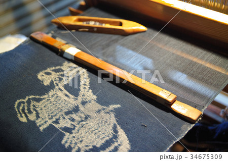 久留米絣　紋様 34675309