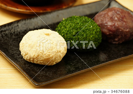 三色おはぎ 三色おはぎ 34676088