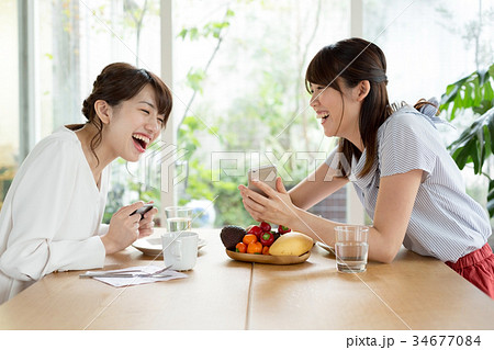 インスタ　スマホ　SNS　撮影 34677084