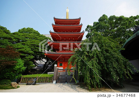 東長密寺の五重塔 東長密寺の五重塔 34677468