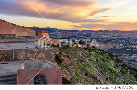 Agadir Fortress at sunrise, Morocco Agadir Fortress at sunrise, Morocco 34677556