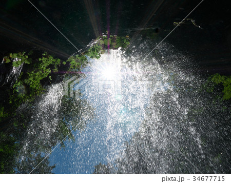 長良川-夫婦滝(夏)裏滝 長良川-夫婦滝(夏)裏滝 34677715