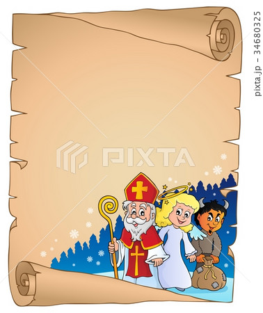 Saint Nicholas Day thematic parchment 2 Saint Nicholas Day thematic parchment 2 34680325