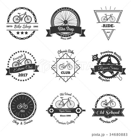 Bicycle Monochrome Emblems Collection 34680883