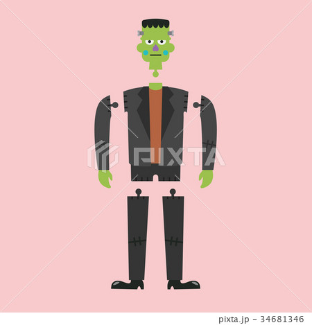 Corpse of green zombie 34681346