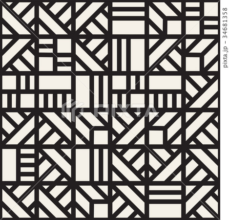Vector seamless pattern. Mesh repeating textureのイラスト素材 [34681358] - PIXTA