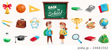 Back To School Composition Poster  34681502